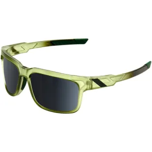 100% Hudson Sunglasses - Olive - Black Mirror