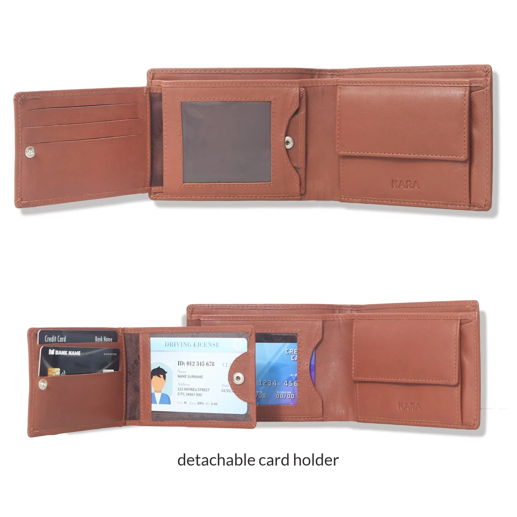 10012 Wine Bifold Wallet