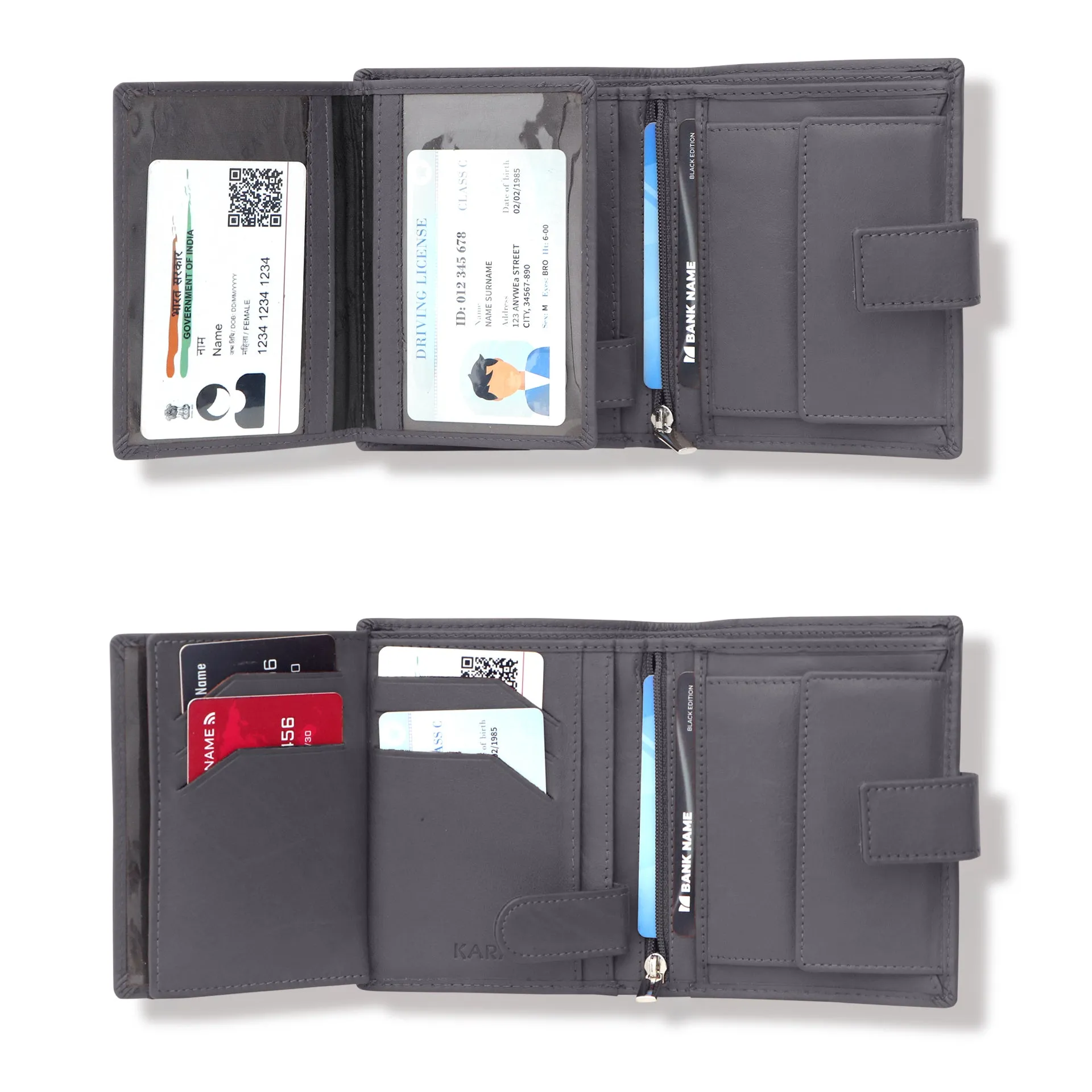 10029 Wine Leather Wallet