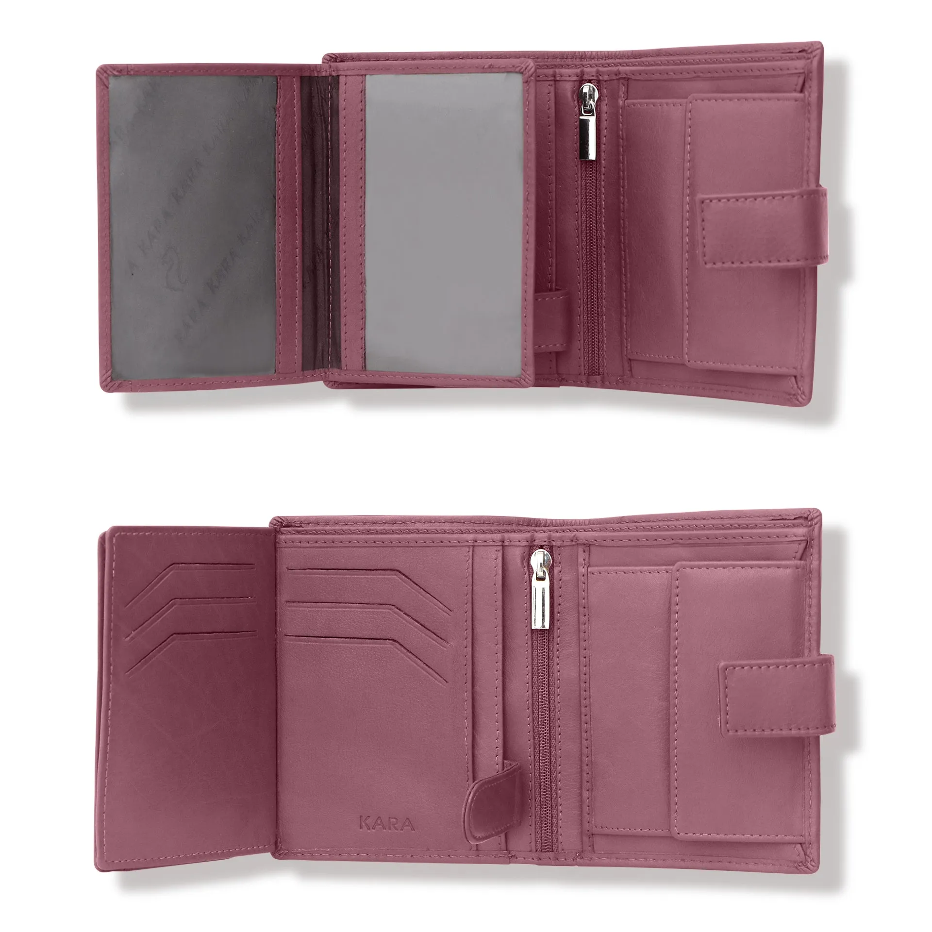 10029 Wine Leather Wallet