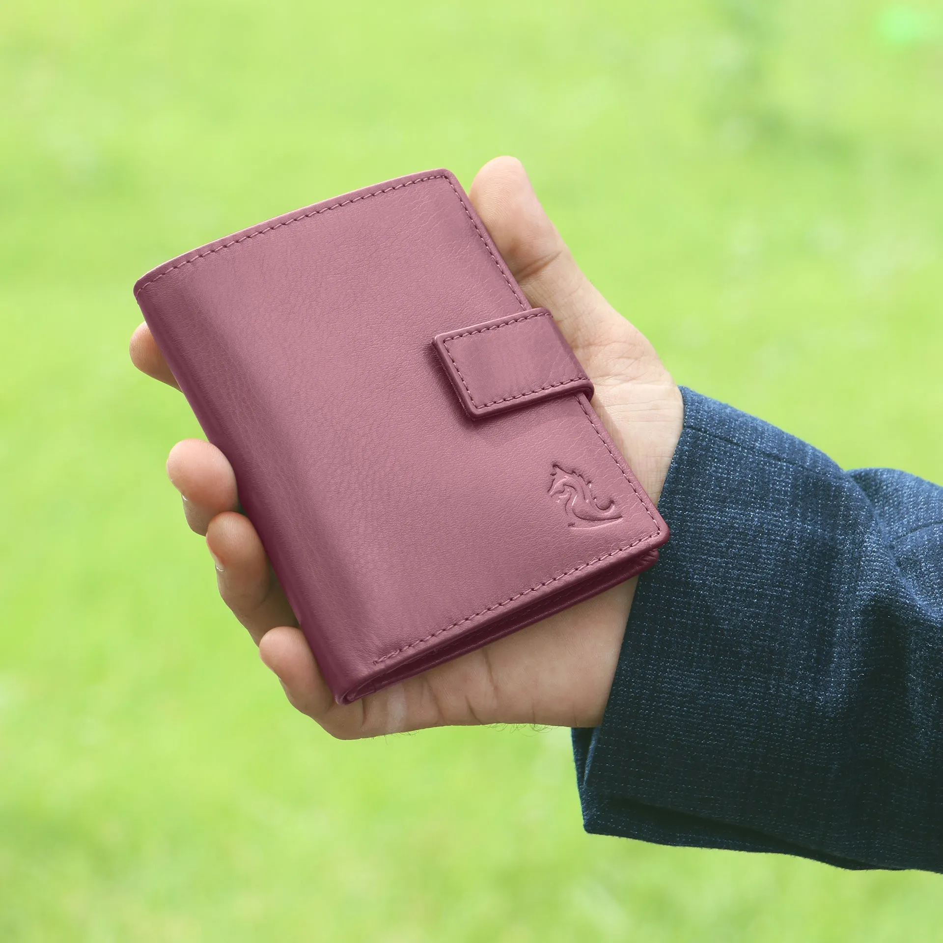 10029 Wine Leather Wallet