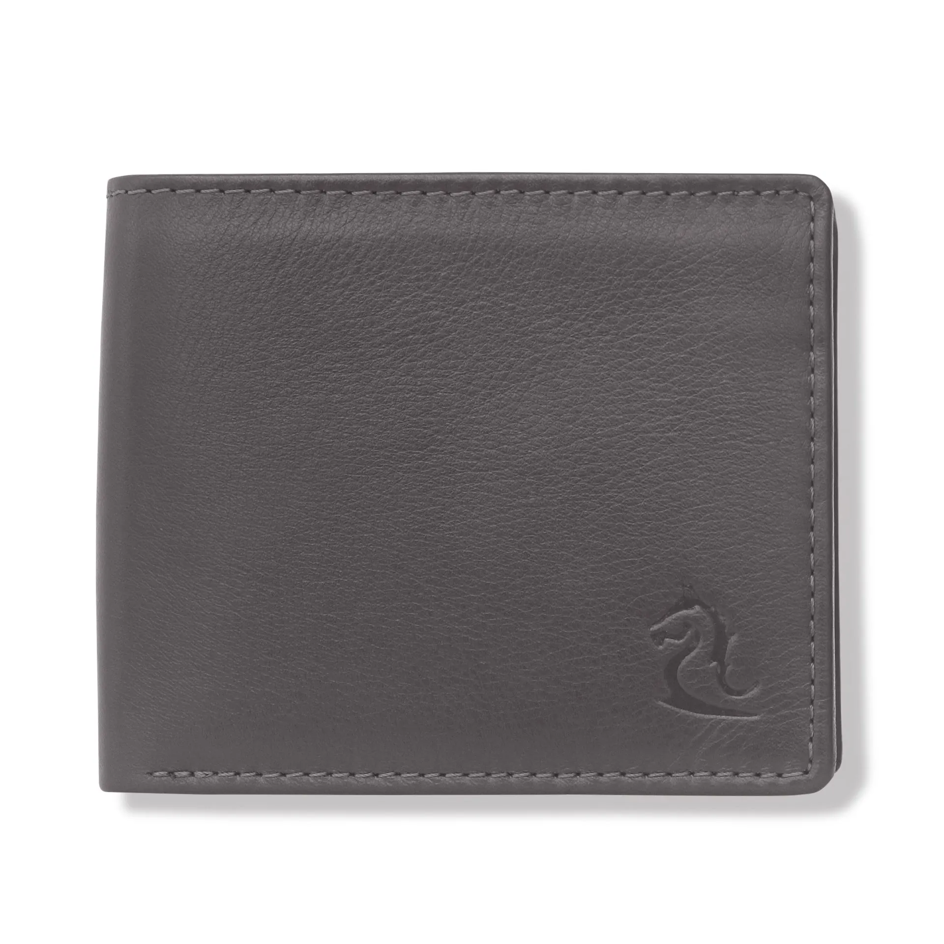 10090 Brown & Blue Bifold Wallet