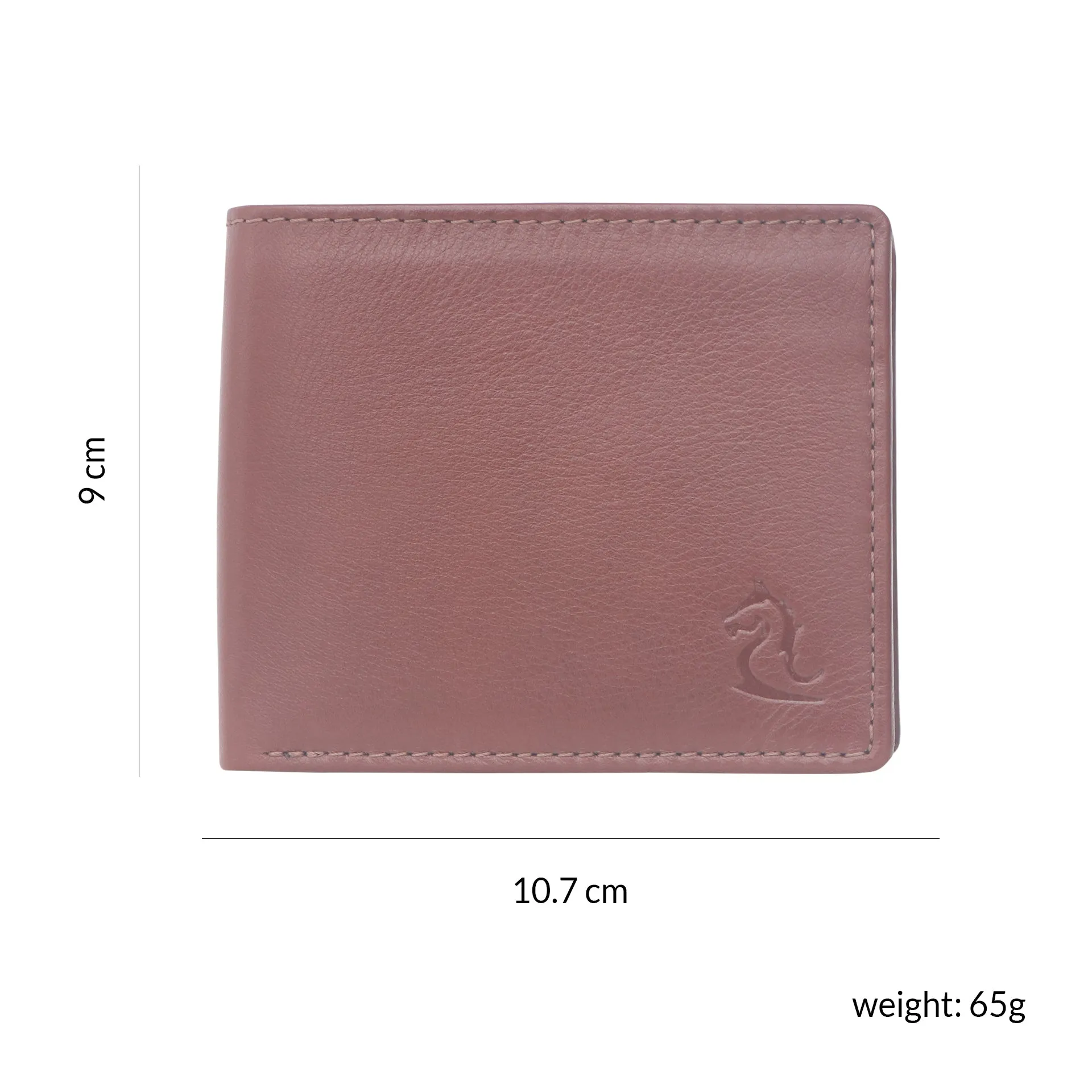 10090 Brown & Blue Bifold Wallet
