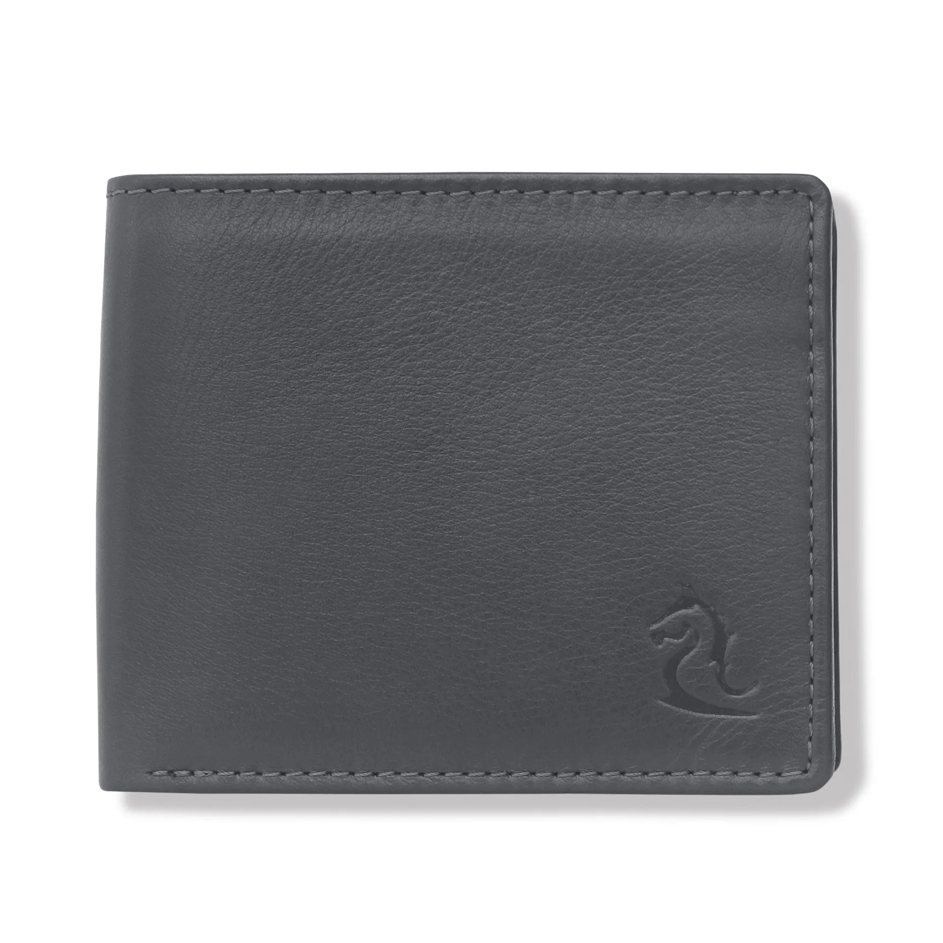 10090 Brown & Blue Bifold Wallet