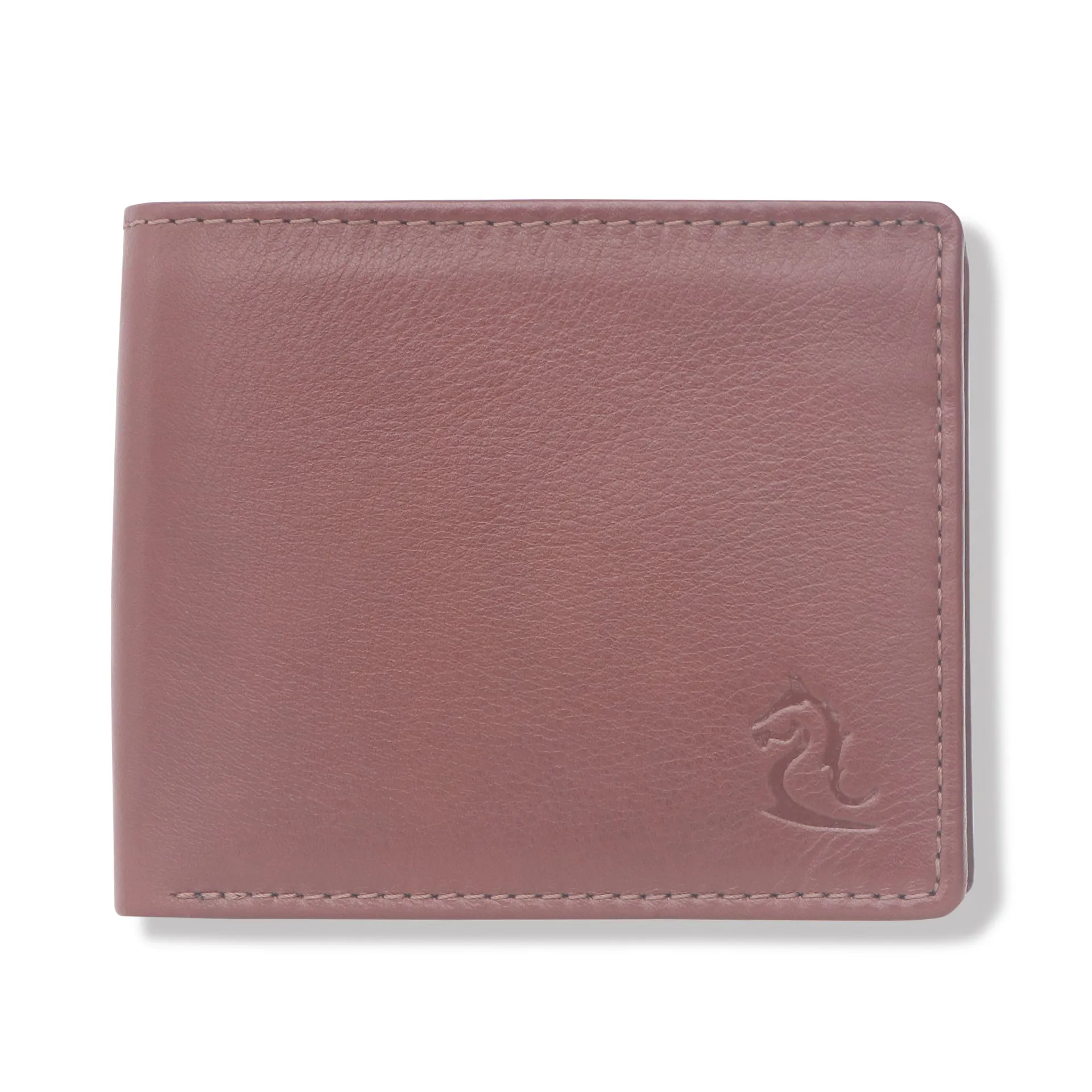 10090 Brown & Blue Bifold Wallet