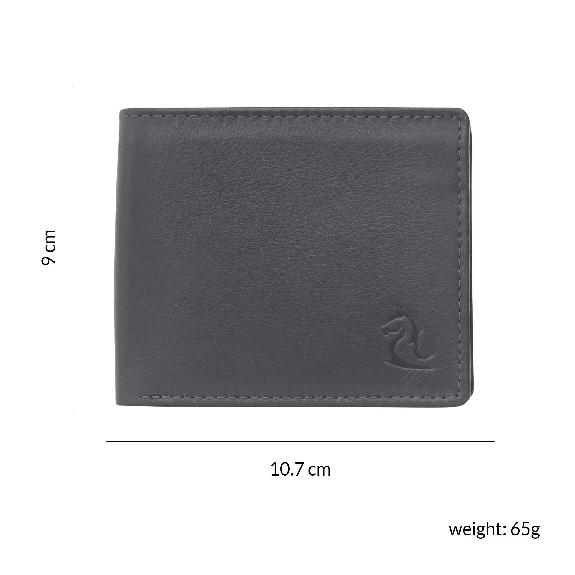 10090 Brown & Blue Bifold Wallet
