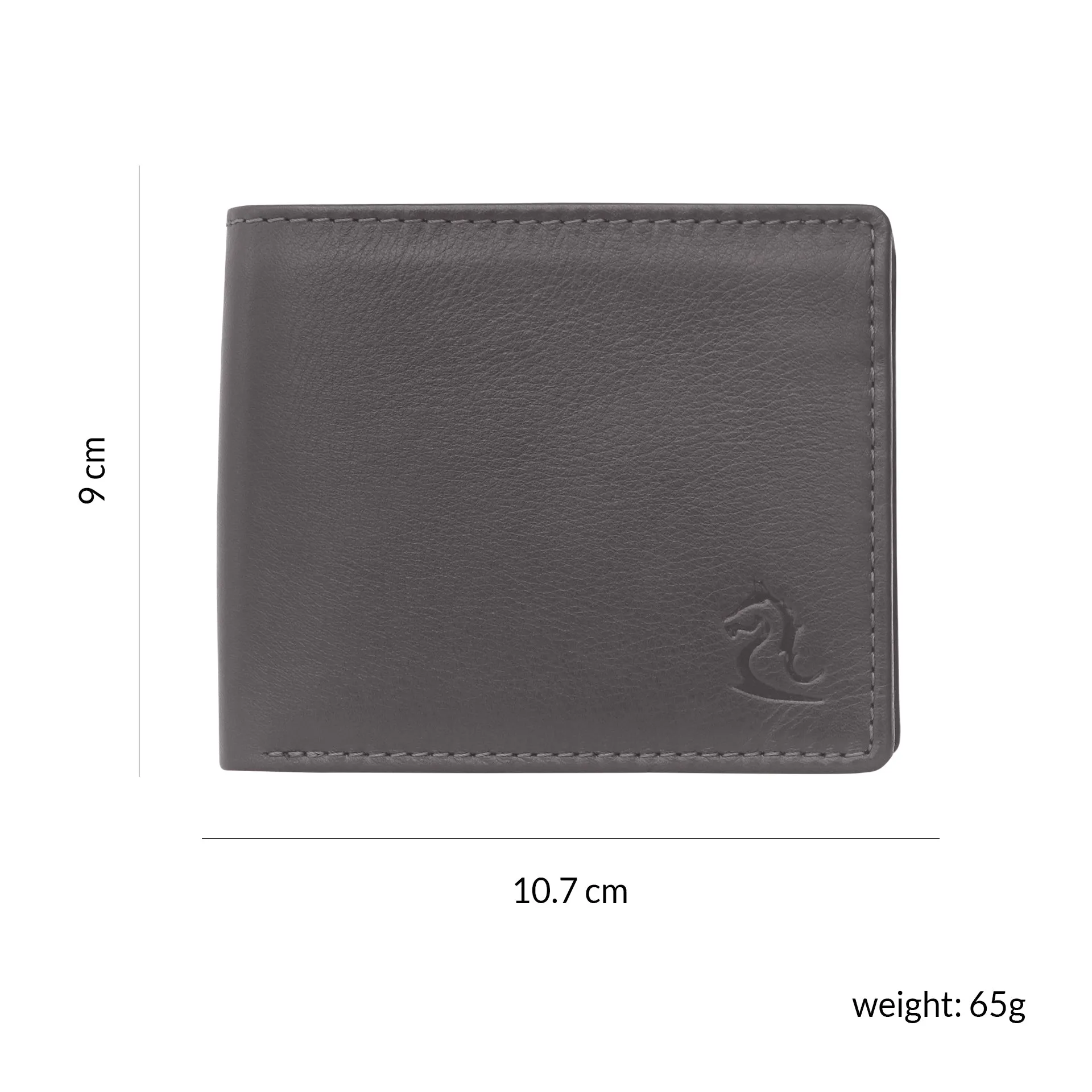 10090 Brown & Blue Bifold Wallet