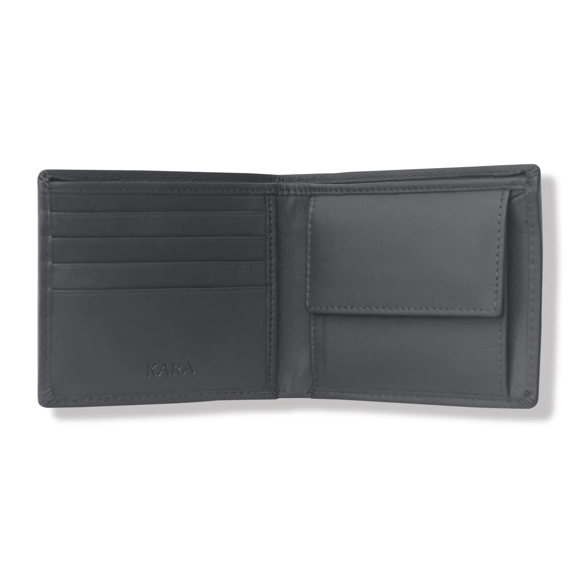 10090 Brown & Blue Bifold Wallet