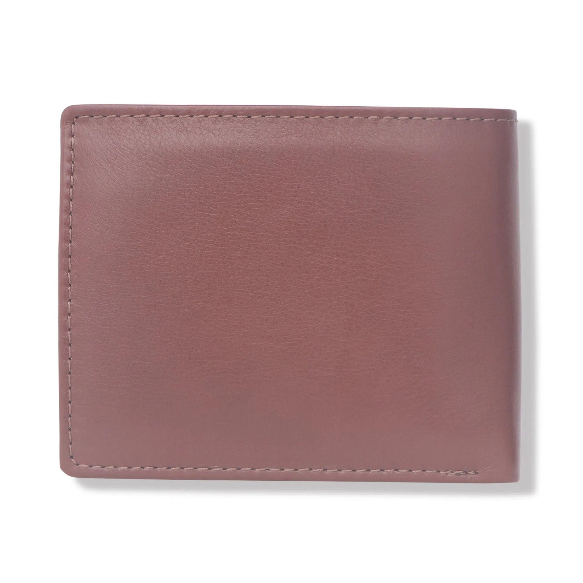 10090 Brown & Blue Bifold Wallet