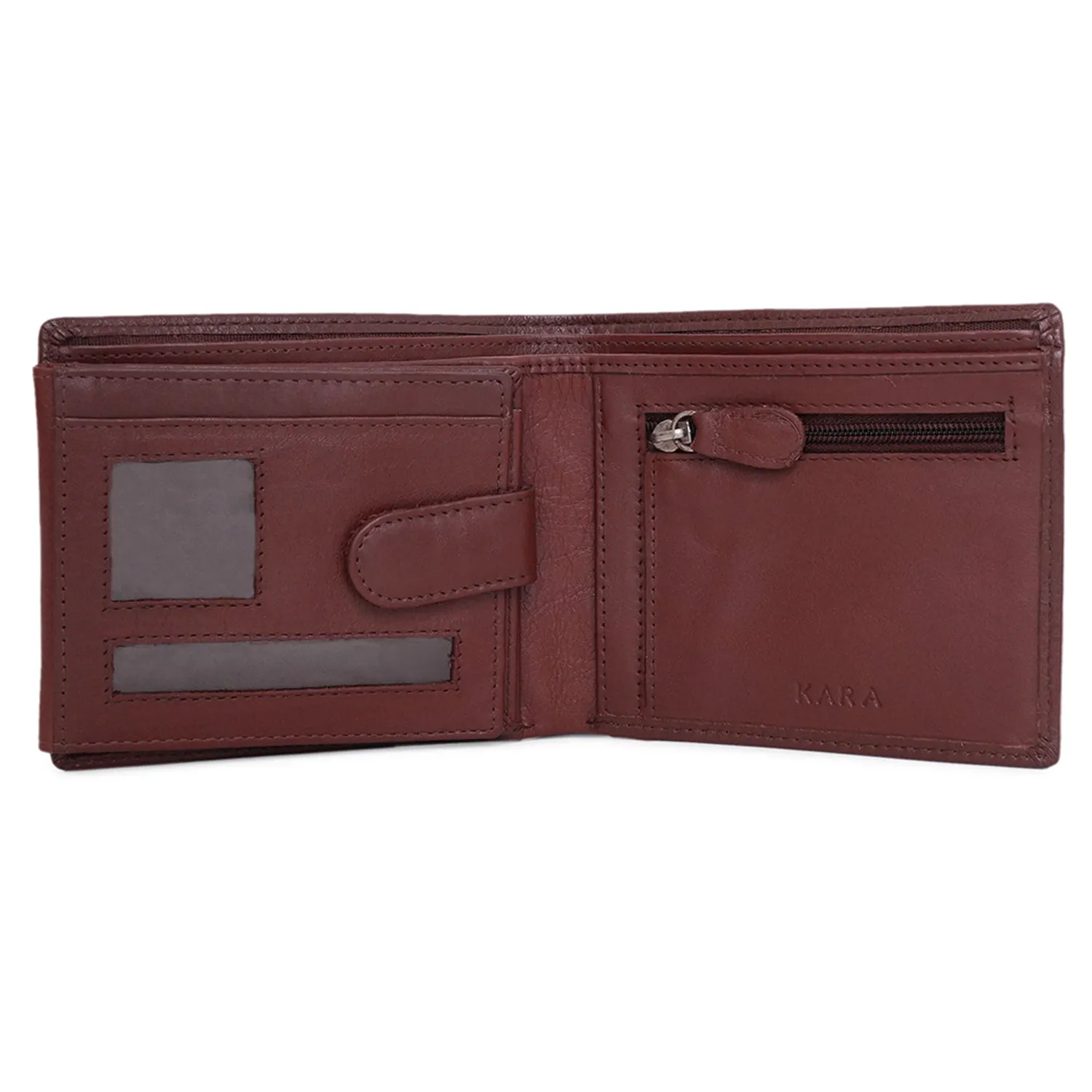 10092 Brown Leather Bifold Wallet