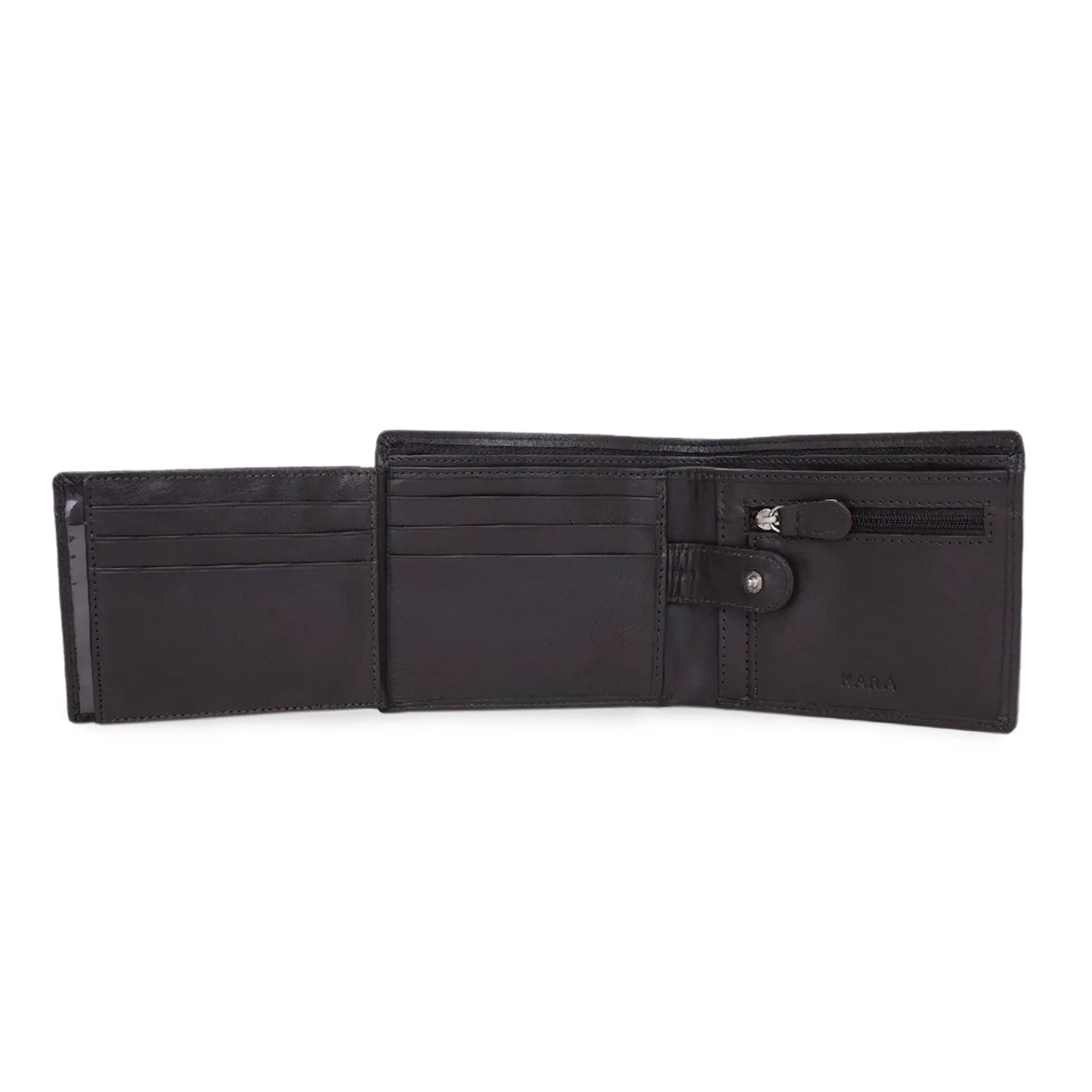 10092 Brown Leather Bifold Wallet