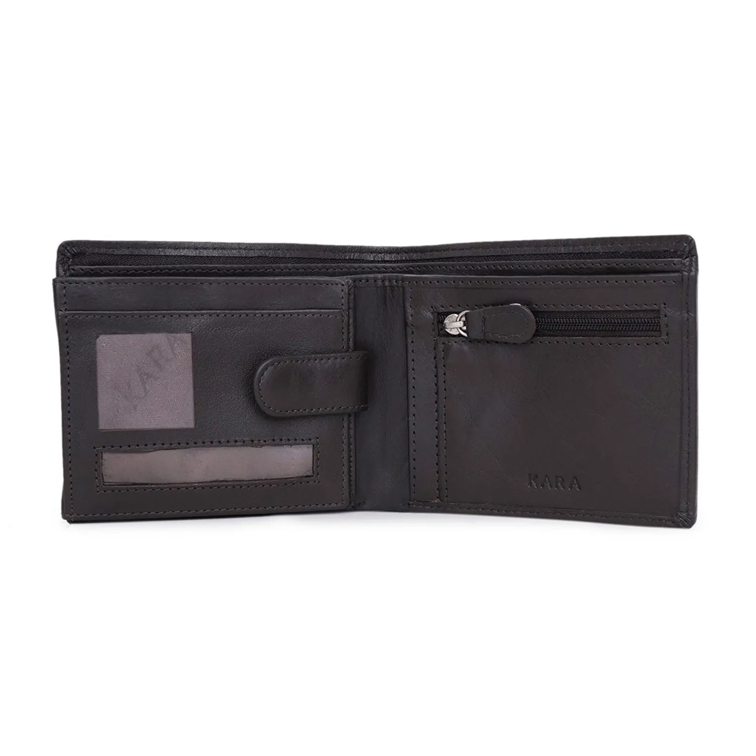10092 Brown Leather Bifold Wallet