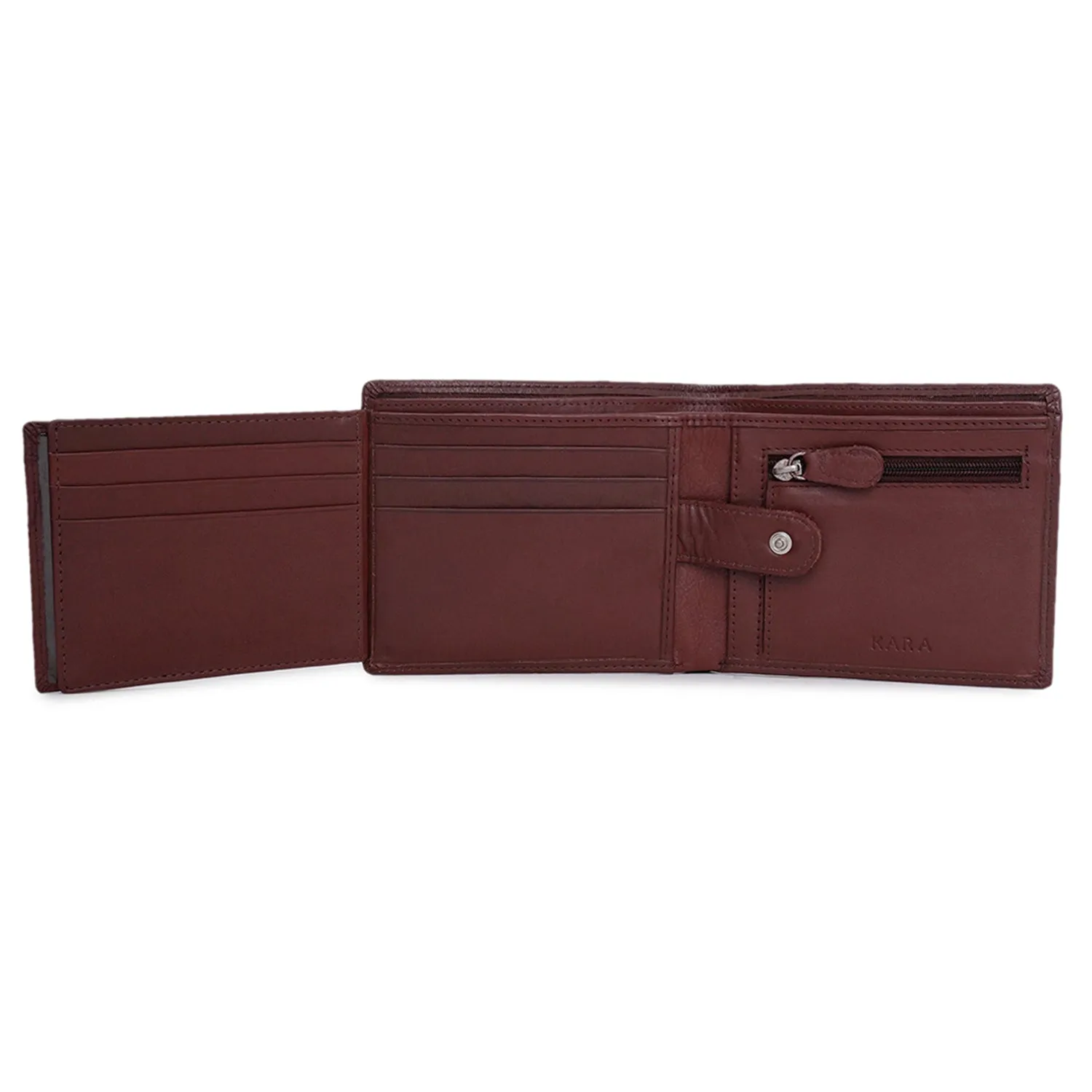 10092 Brown Leather Bifold Wallet