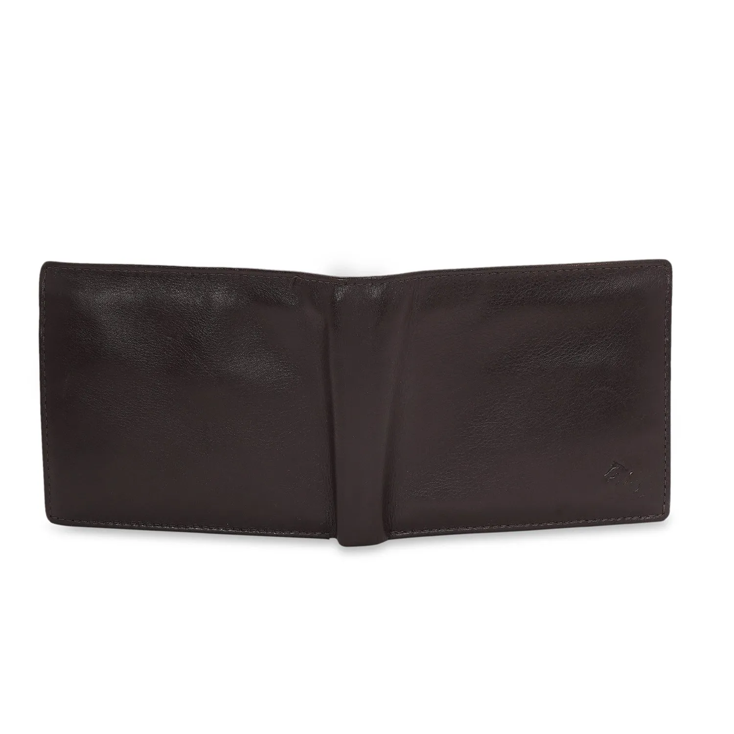 10093 Navy Leather Bifold Wallet