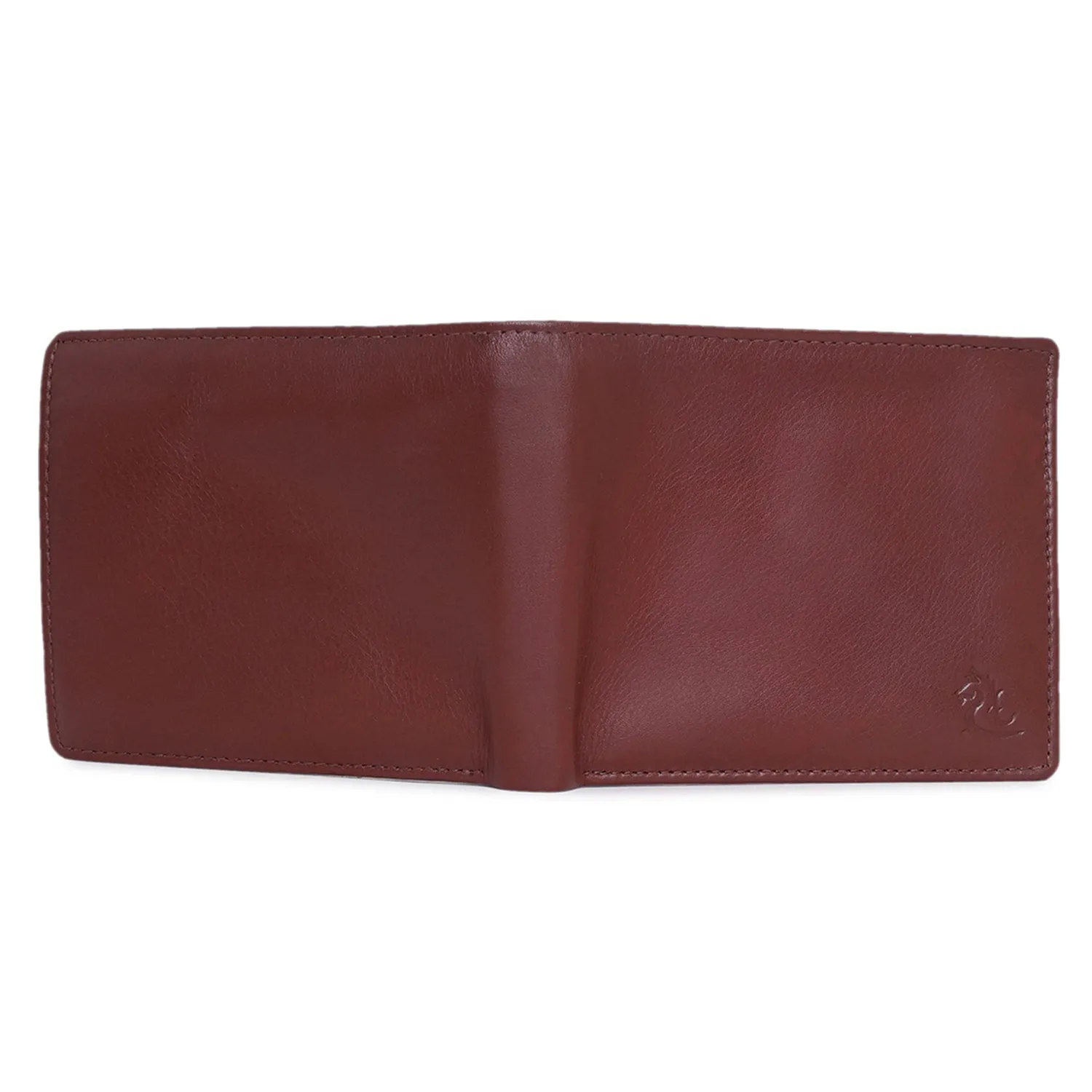 10093 Navy Leather Bifold Wallet