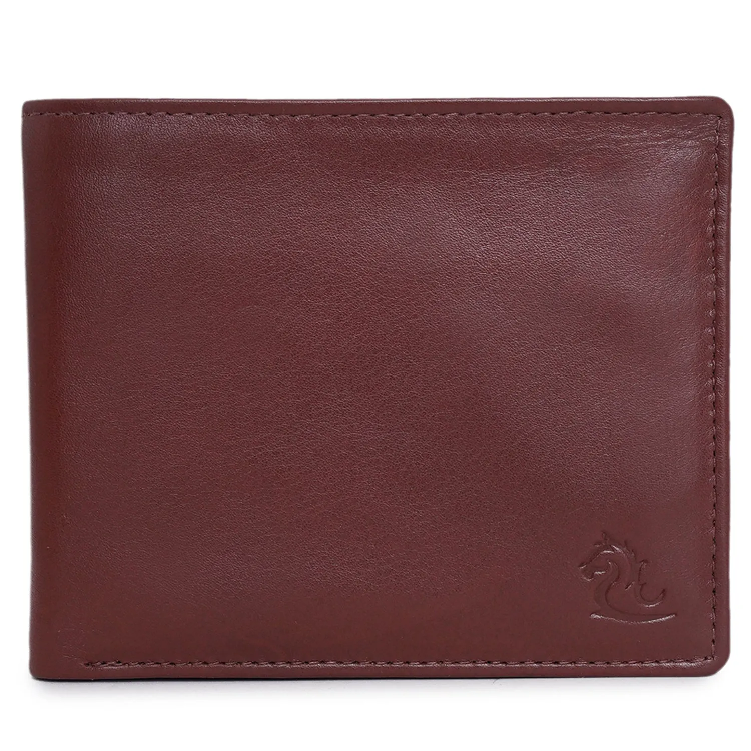 10093 Navy Leather Bifold Wallet