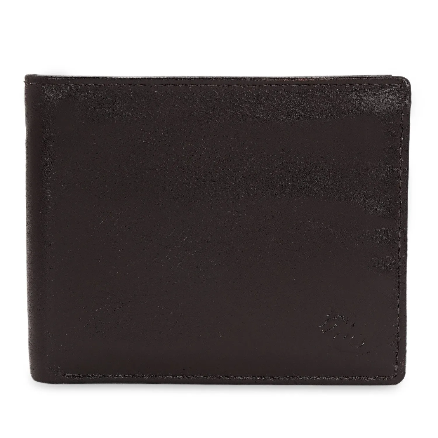 10093 Navy Leather Bifold Wallet