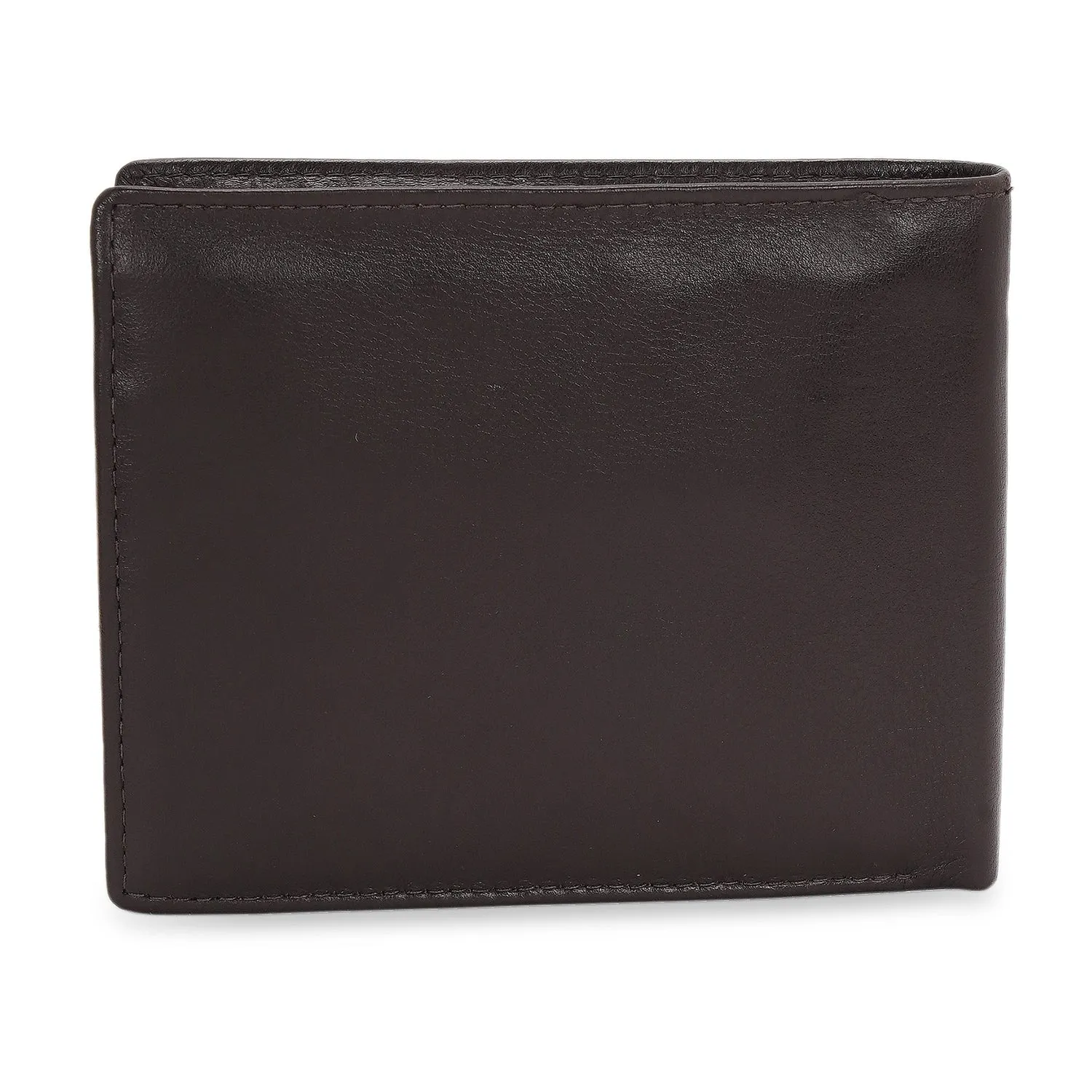 10093 Navy Leather Bifold Wallet