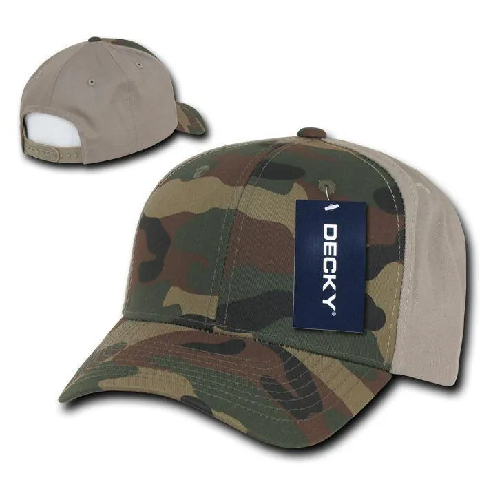 15 Lot Decky Cotton Camouflage Baseball Hats Caps Snapback Wholesale Lots