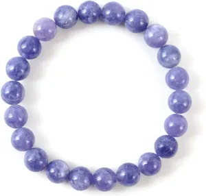 Adabele 1pc Natural Stretch Gemstone Bracelet 8mm (0.31") Bead 7 Inch to 8.5 inch Healing Crystal Energy Quartz Chakra Jewelry Women Men Birthday Gift