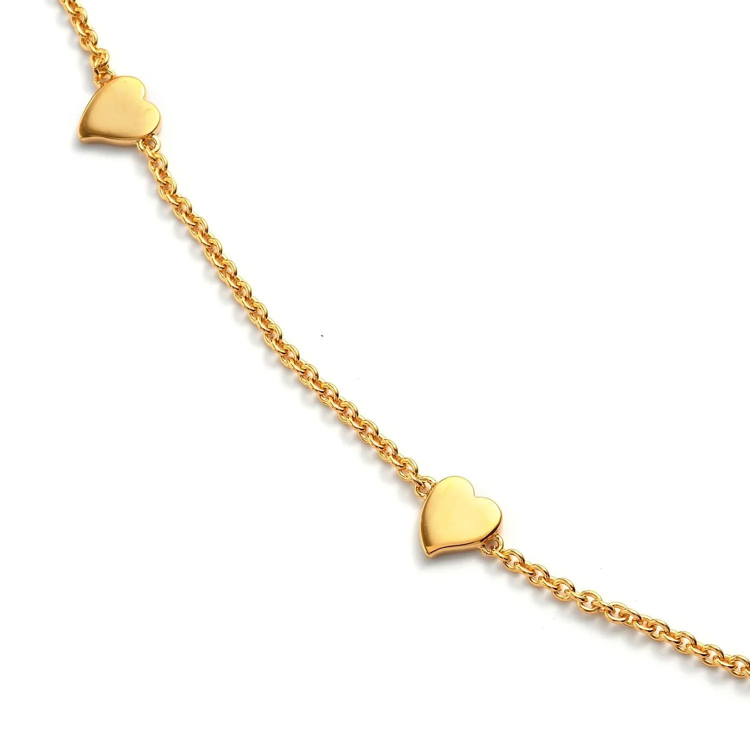 Amore Heart Station Necklace