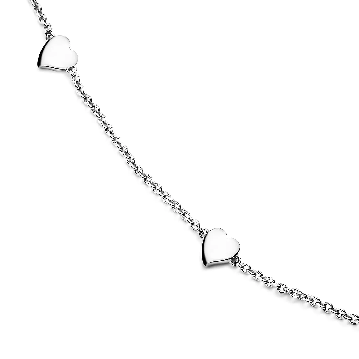 Amore Heart Station Necklace