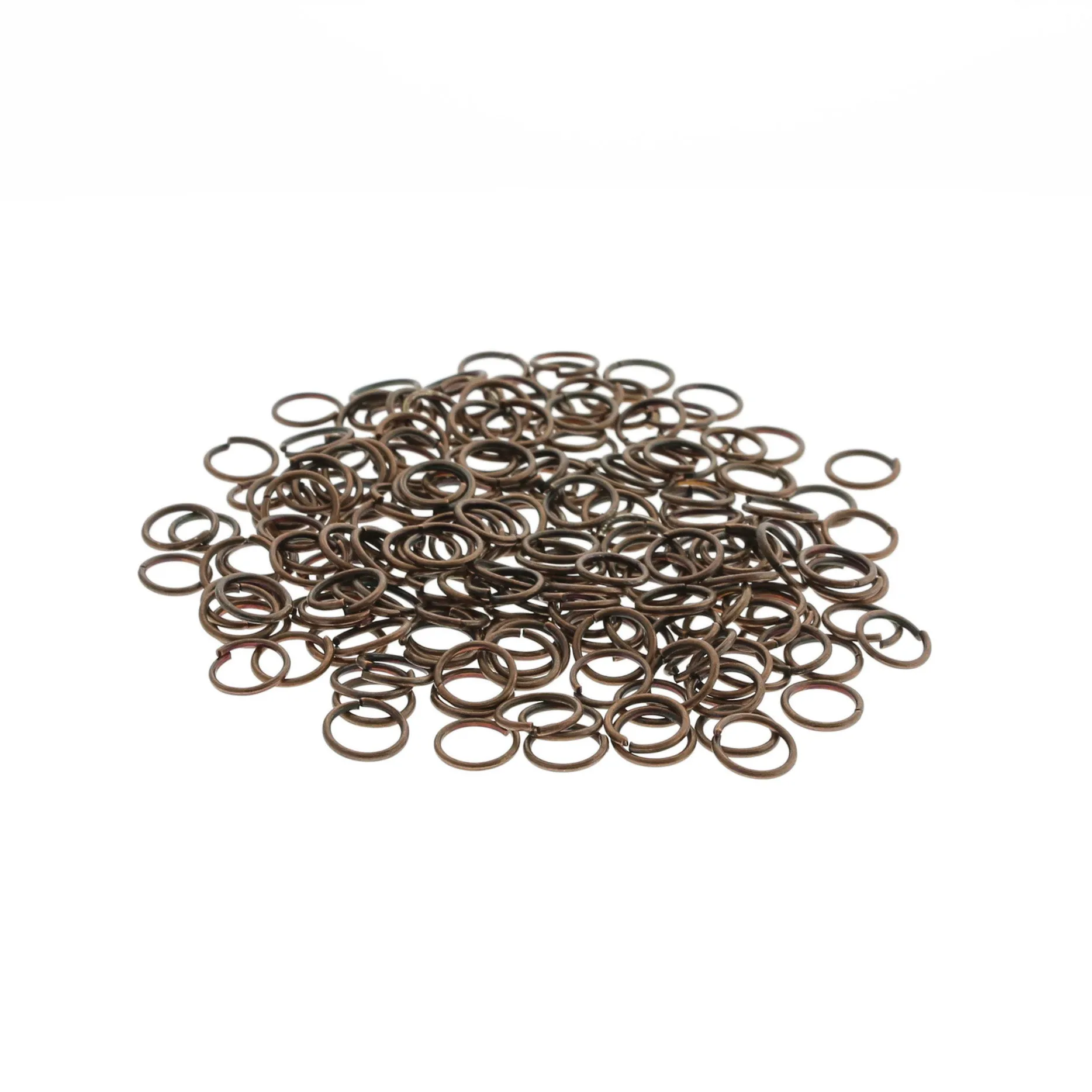 Antique Copper Tone Jump Rings 8mm x 1mm - Open 18 Gauge - 1000 Rings - J274