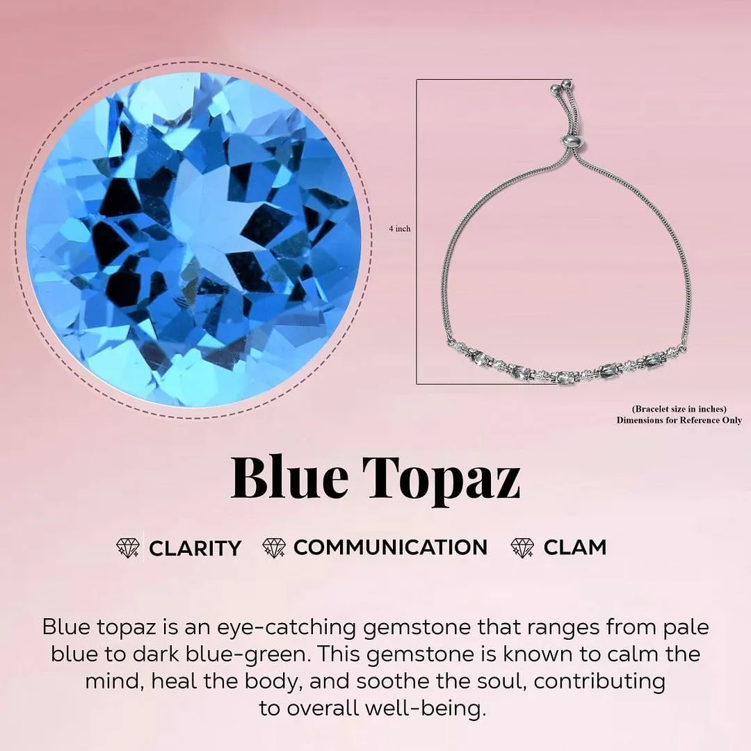 Birthstone Bracelets for Women - Charm Bolo Bracelet Adjustable Engagement Anniversary Wedding Promise Gemstone Jewelry Birthday Gifts