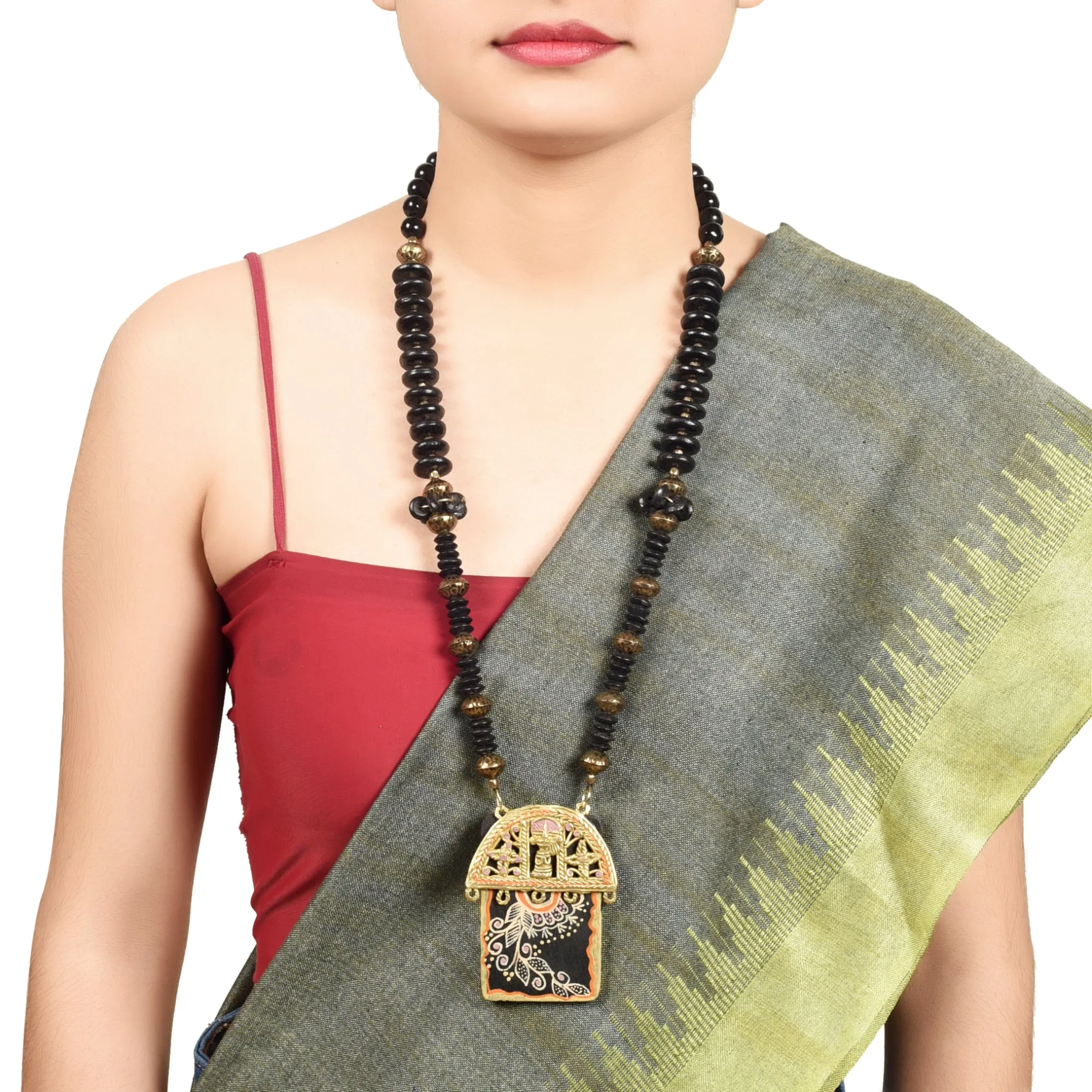 Black Kingdom Of Nile Handcrafted Necklace