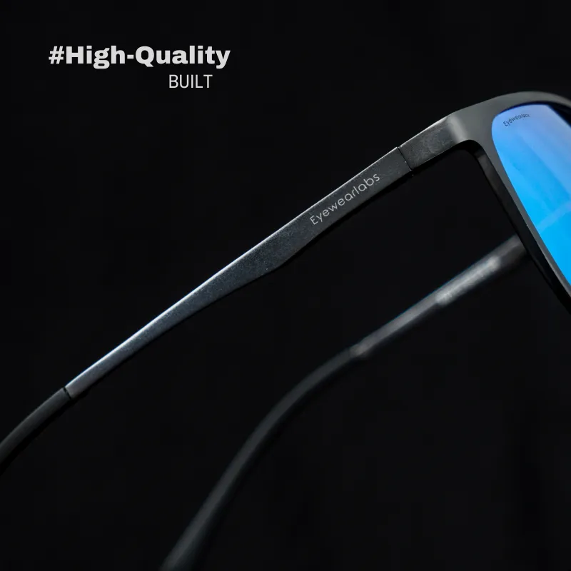 Blaze Blue Mirror Power Sunglasses