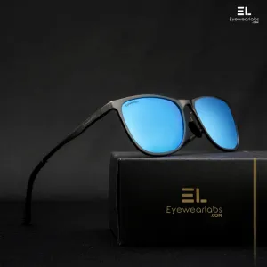 Blaze Blue Mirror Power Sunglasses