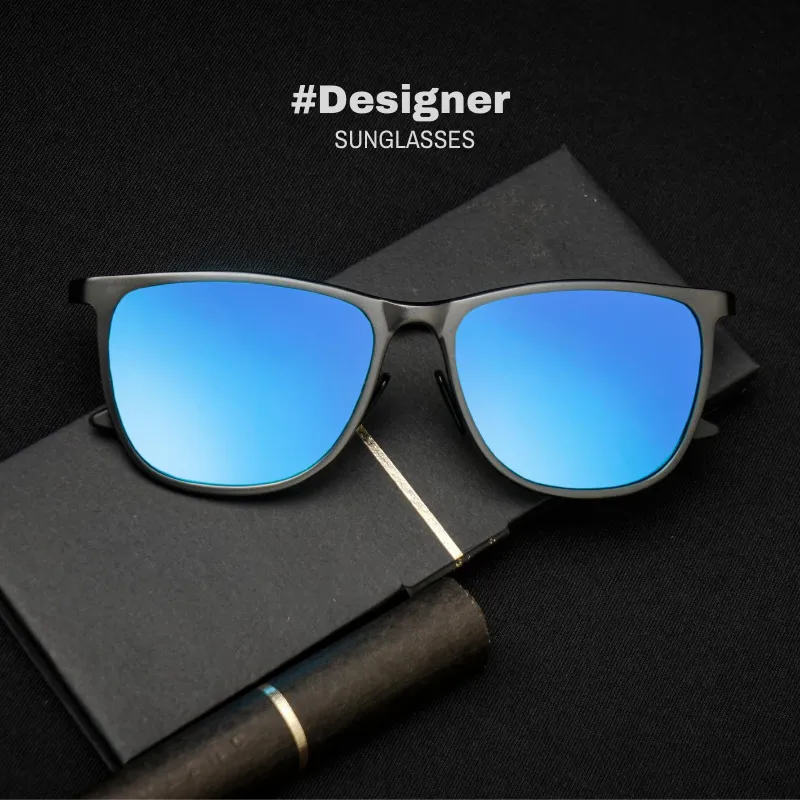 Blaze Blue Mirror Power Sunglasses