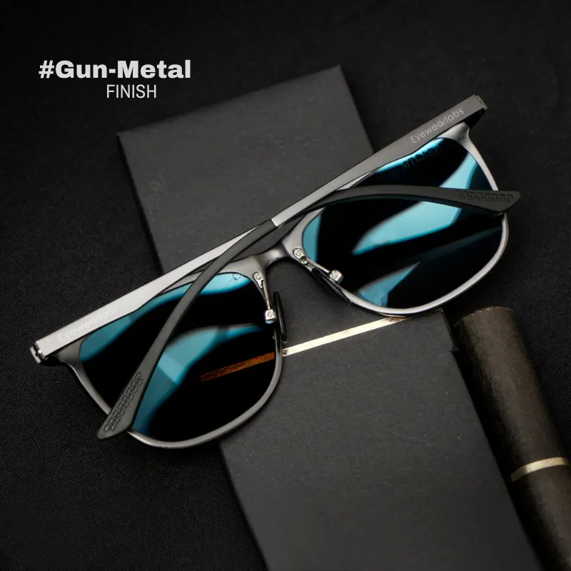 Blaze Blue Mirror Power Sunglasses