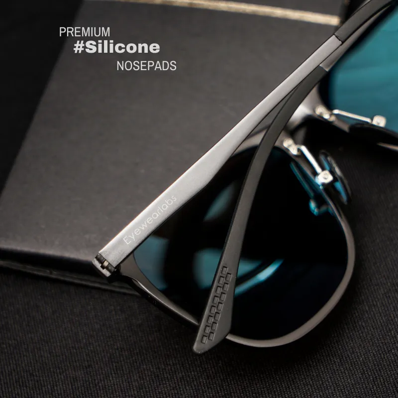 Blaze Blue Mirror Power Sunglasses