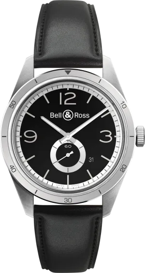 BR Watch Vintage BR 123 GT Black Silver