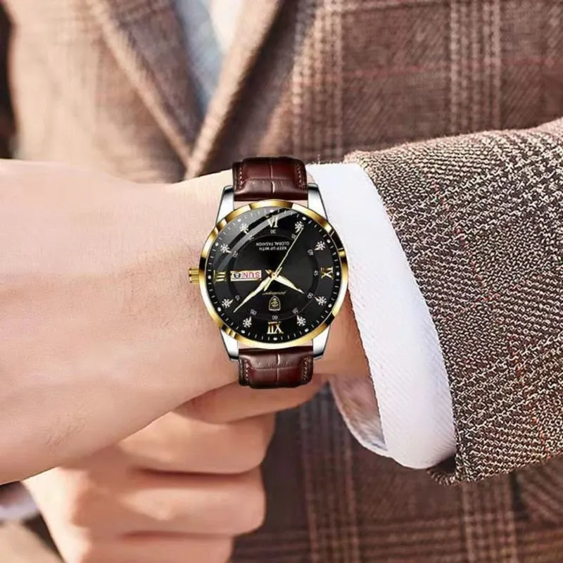 Business-Mode Quartz Waterproof Men's Watch