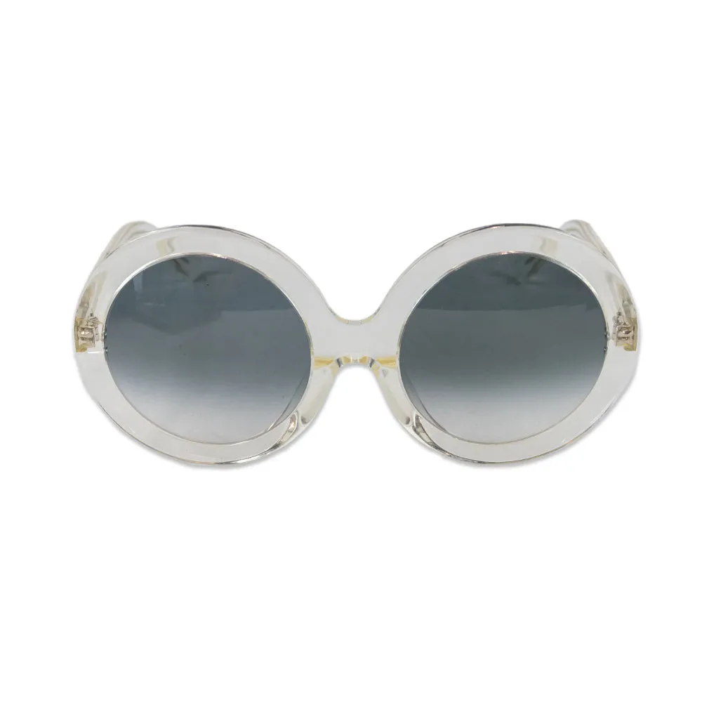 Celine Clear Oversized Circle Sunglasses