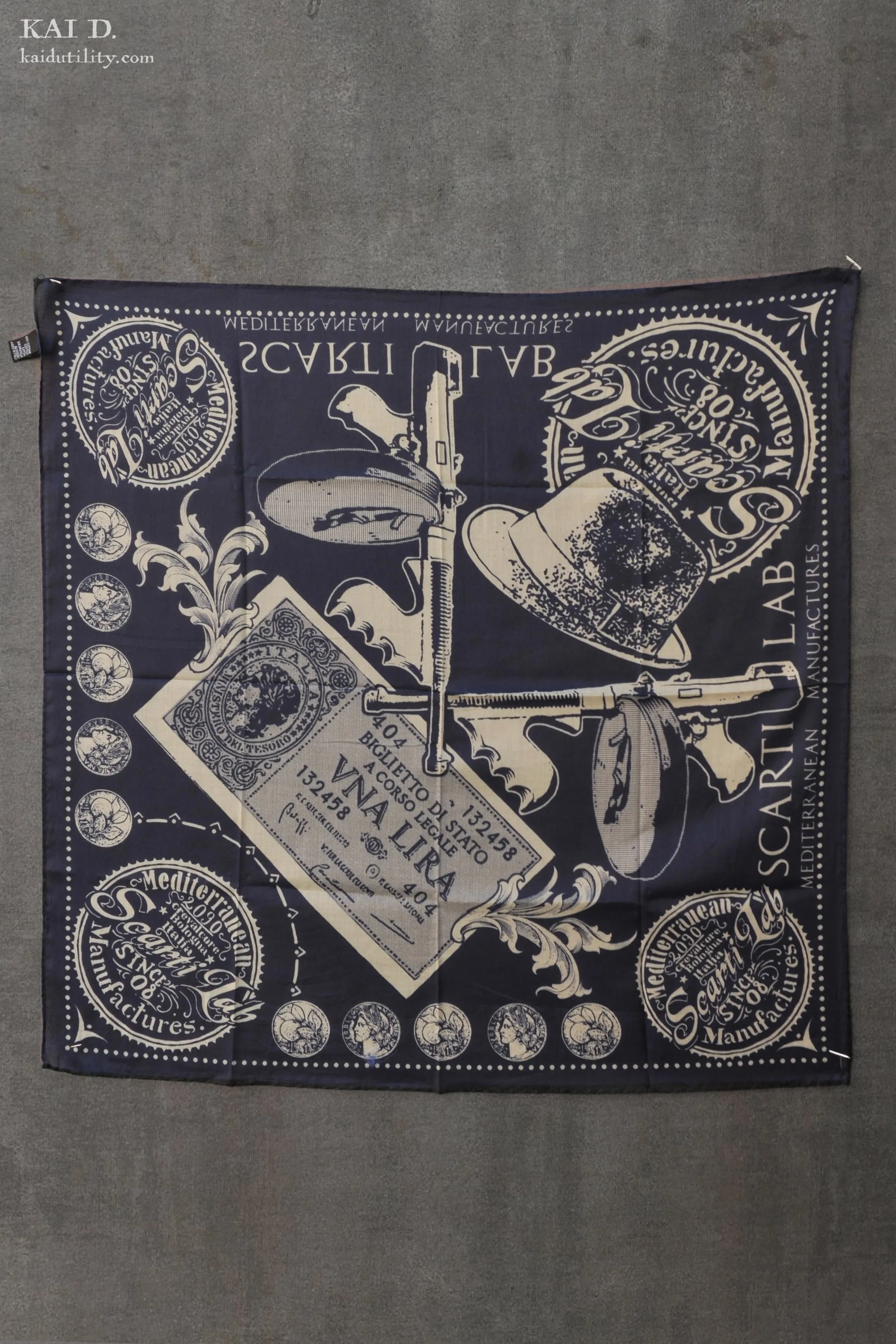 Cotton Bandana - Navy