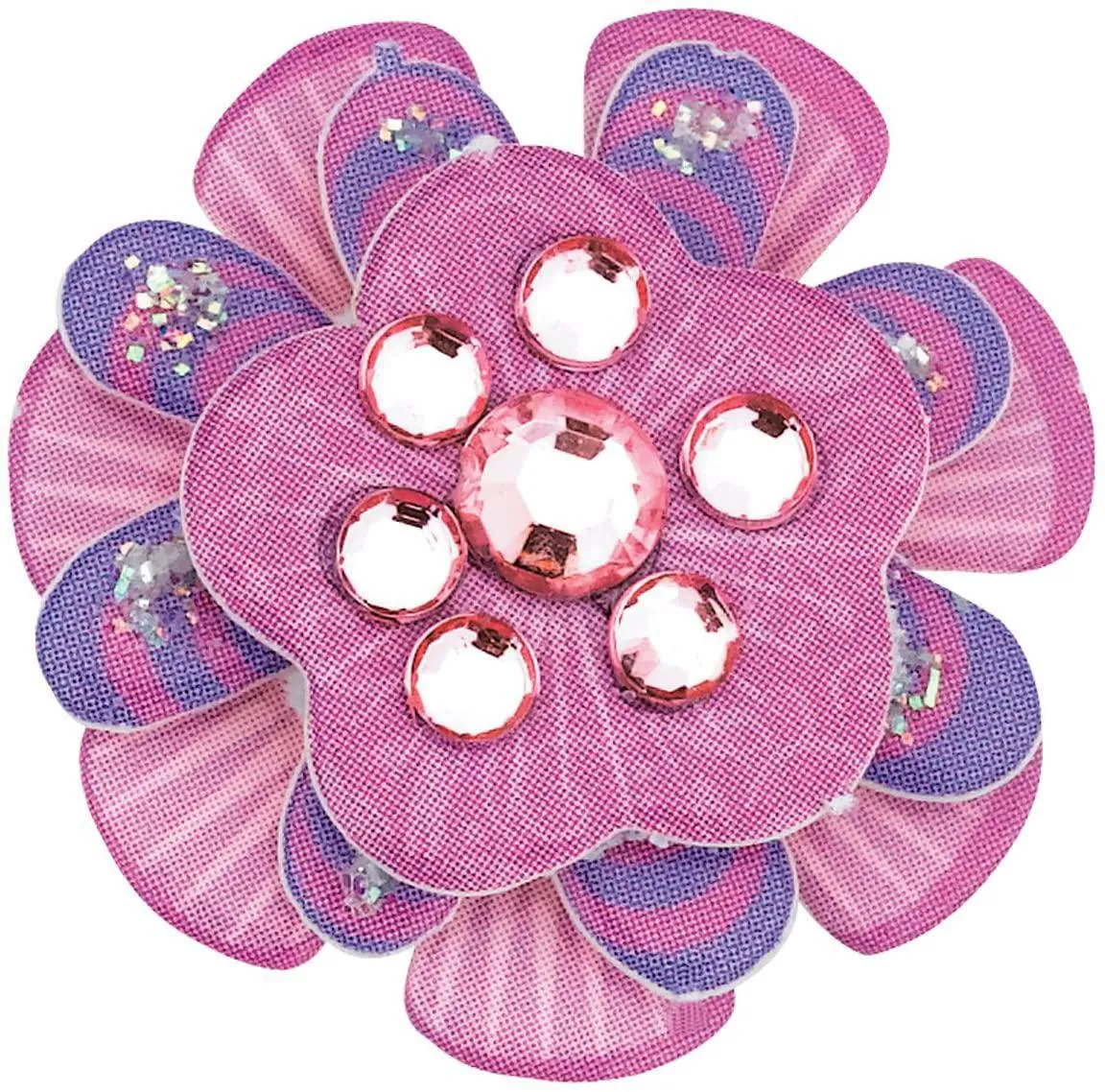 Creativity for Kids Rhinestone Rings Mini Jewelry Making Kit – Makes 6 Flower Rings, Multicolor