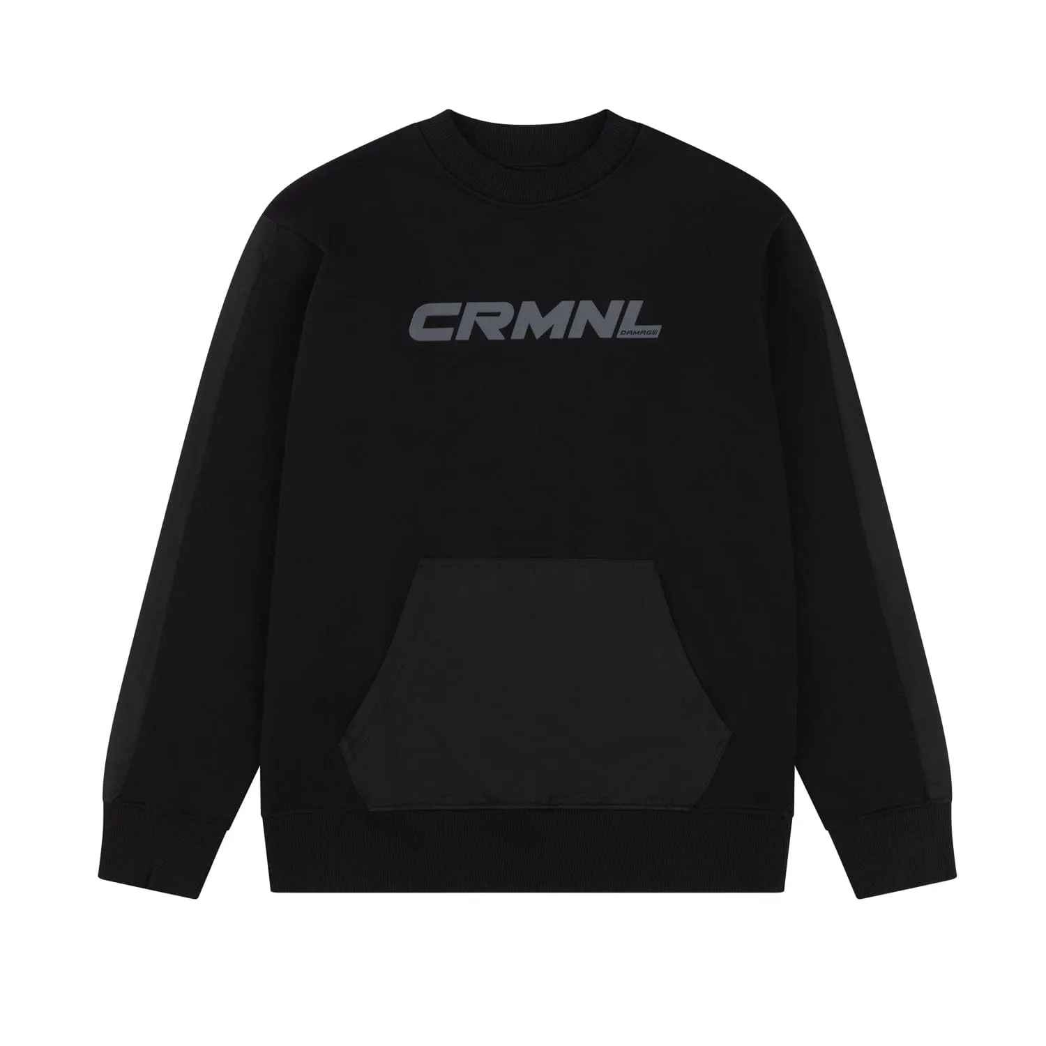 CRMNL' NYLON DETAIL SWEATSHIRT