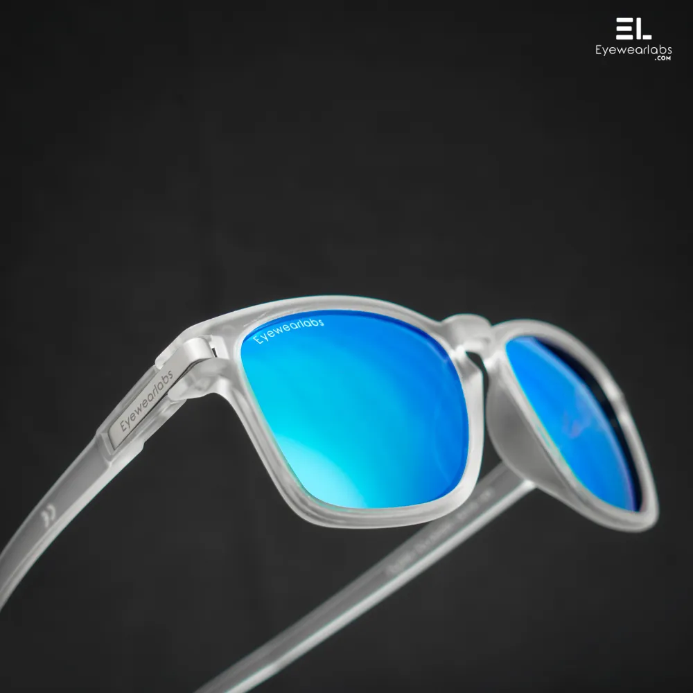 Crystal Blue Power Sunglasses