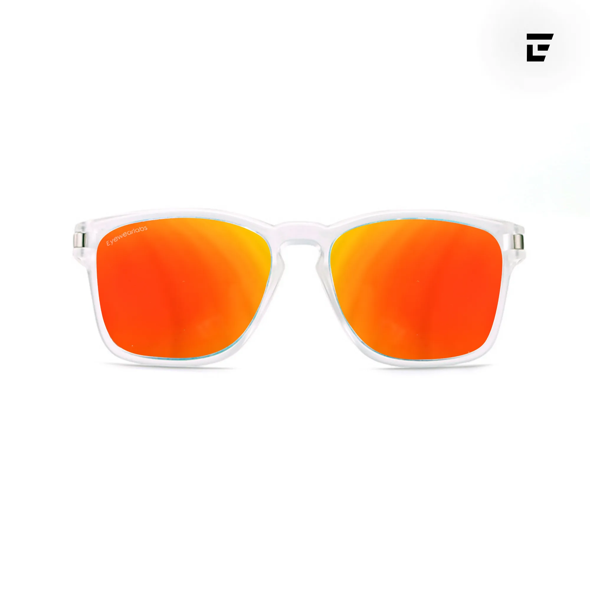 Crystal Orange Mirror  Power Sunglasses
