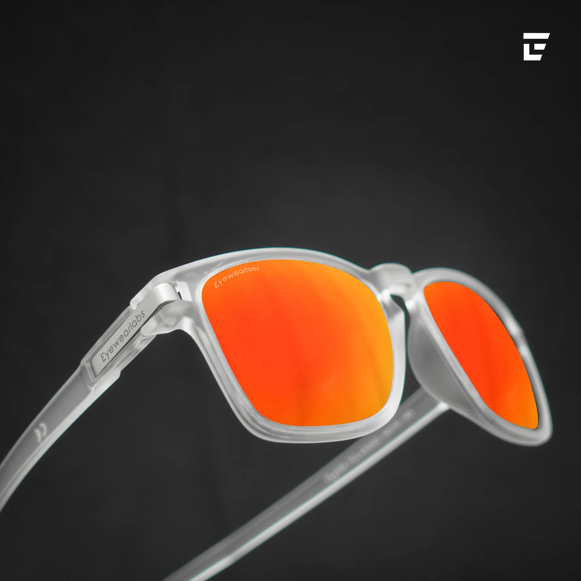Crystal Orange Mirror  Power Sunglasses