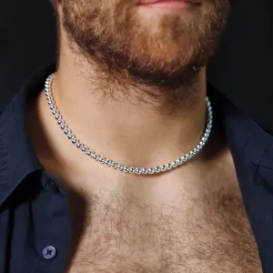 Efrain Beaded Sterling Silver Necklace