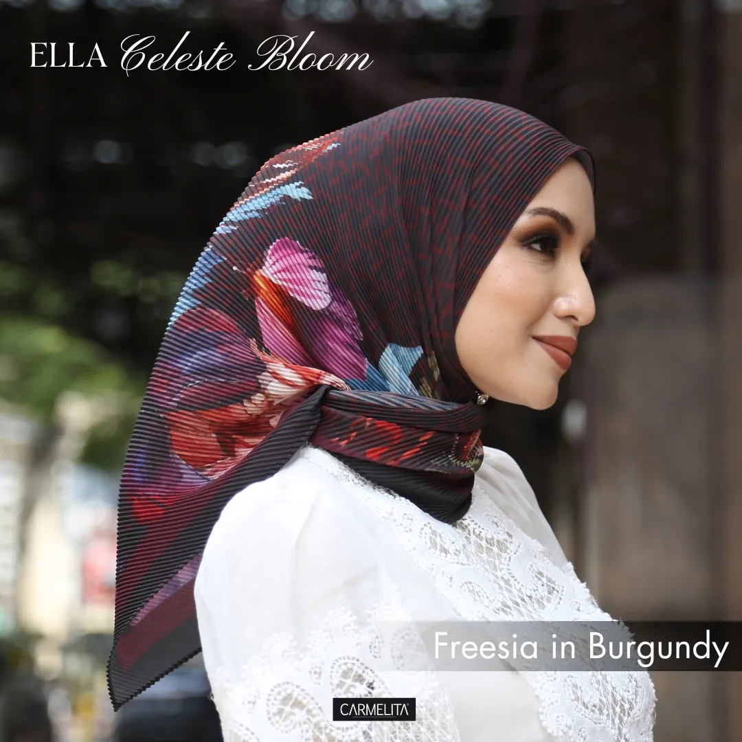ELLA CHIFFON PRINTED [CELESTE BLOOM]