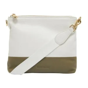 Elms   King - Avoca Crossbody - White & Sage