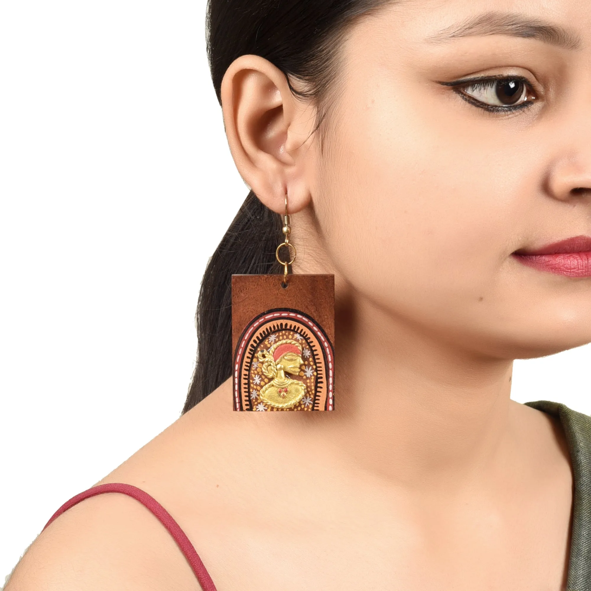 Forest Queen Handcrafted Earrings