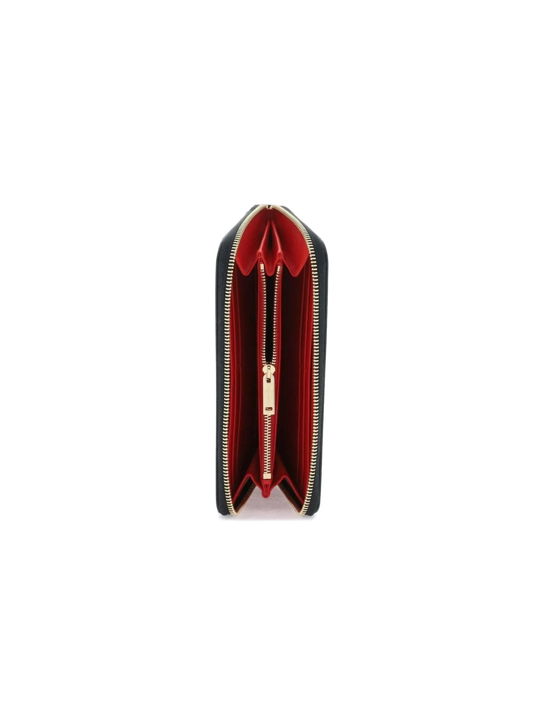 Gancini Leather Zip Wallet