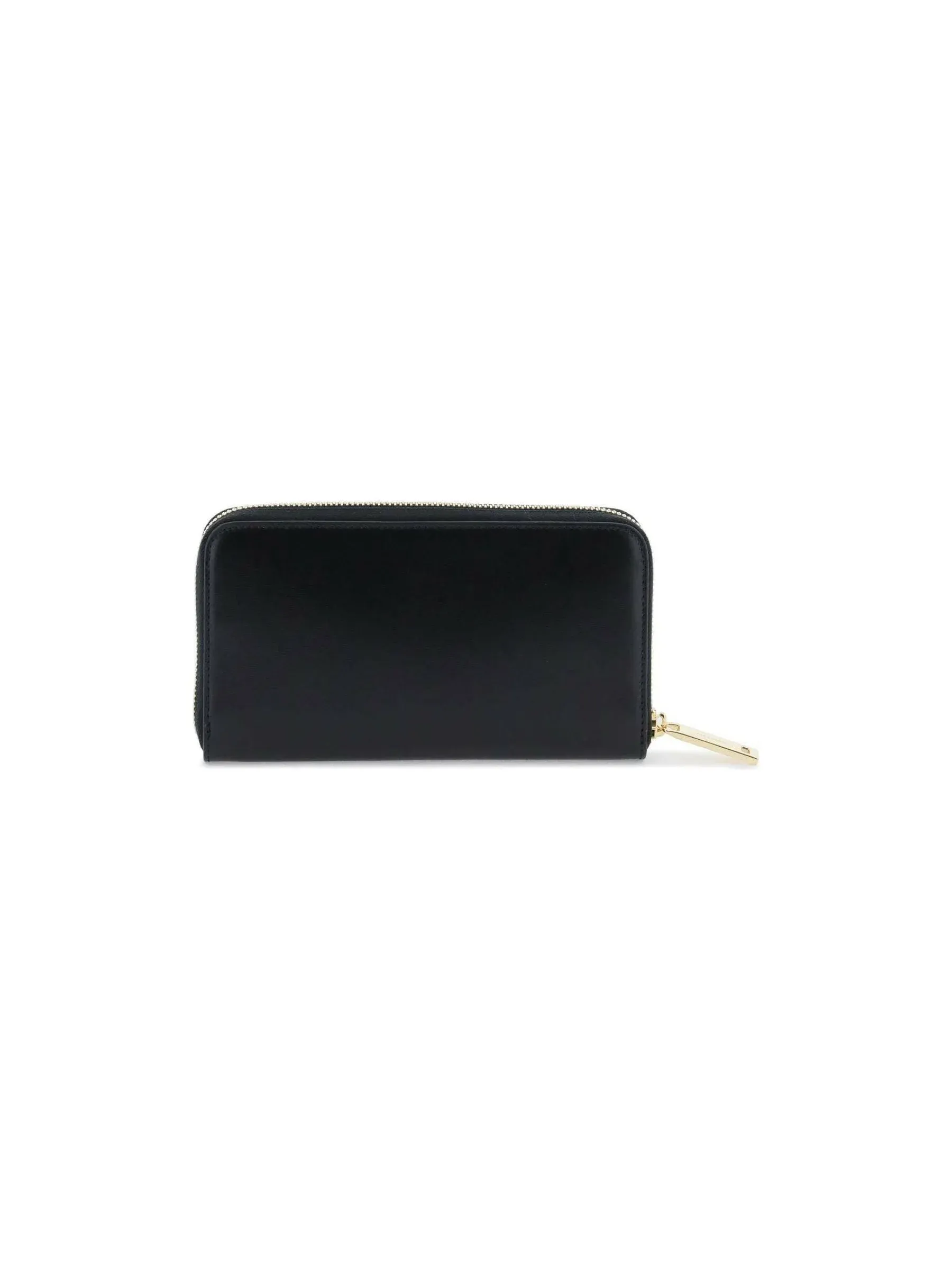 Gancini Leather Zip Wallet