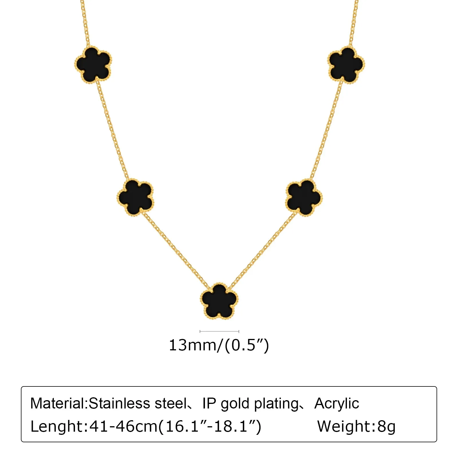 Gold Plated Lariat Necklace for Women, Double Layered Chic